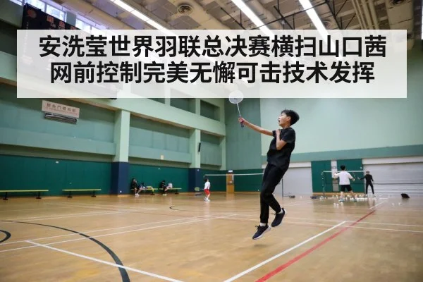 badminton court action